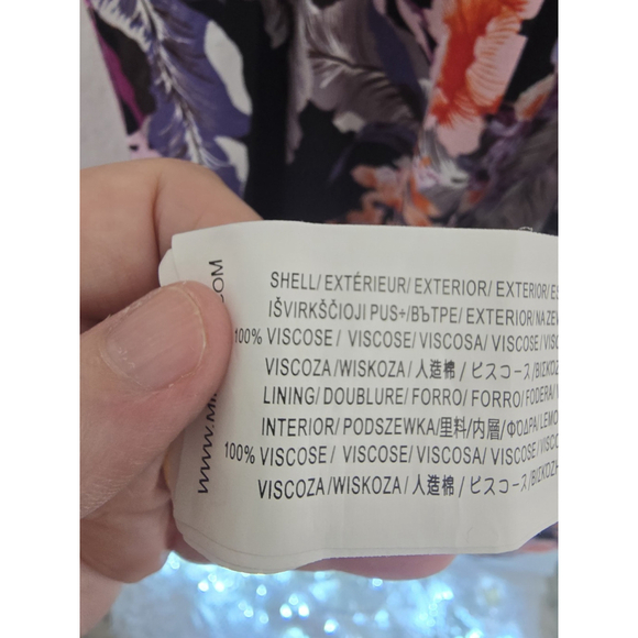 Mink Pink Sleeveless Multicolored Floral Midi Summer Viscose Dress. Ladies Small - Picture 6 of 13